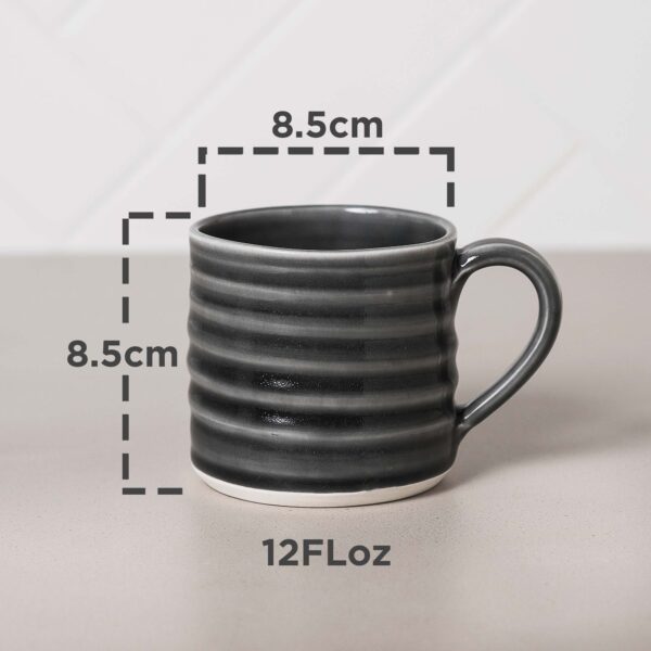 Nimbus Grey Mug Measurements Nimbus Mug Mud Ireland Handcrafted Irish Pottery Ceramics