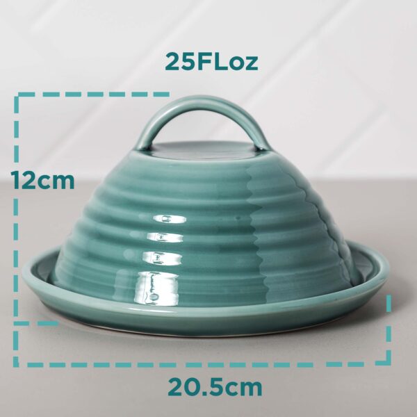 Aquamarine Butter Bell Measurements Mud Ireland Handcrafted Irish Pottery Ceramics