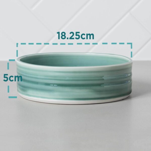 Aquamarine Dog Bowl Measurements Mud Ireland Handcrafted Irish Pottery Ceramics