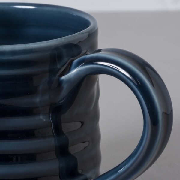 Midnight Navy Mug Feature Nimbus Mug Mud Ireland Handcrafted Irish Pottery Ceramics