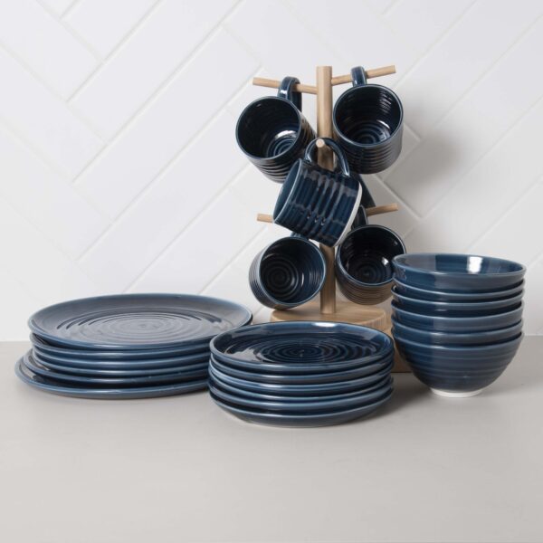 Midnight Navy Essentials Dinner Service Mud Ireland Handcrafted Irish Pottery and Ceramics