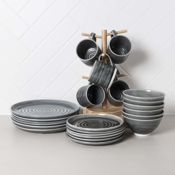 Nimbus Grey Essentials Dinner Service Mud Ireland Handcrafted Irish Pottery and ceramics