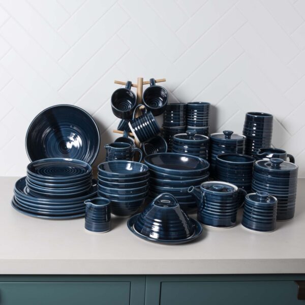 Midnight Navy Ultimate Dinner Service Mud Ireland Handcrafted Irish Pottery and Ceramics