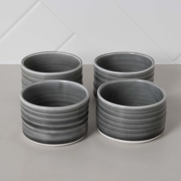 Nimbus Grey Ramakin Set Mud Ireland Handcrafted Irish Pottery Ceramics