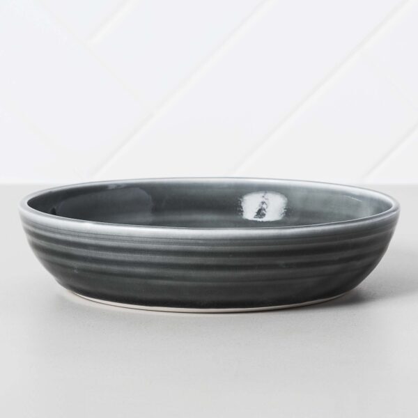 Nimbus Grey Pasta Bowl Mud Ireland Handcrafted Irish Pottery Ceramics