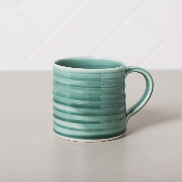 Aquamarine Mug Mud Ireland Handcrafted Irish Pottery Teal