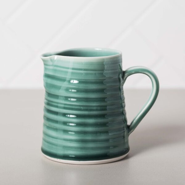 Aquamarine turquoise gravy jug Mud Ireland Handcrafted Irish Pottery Ceramics