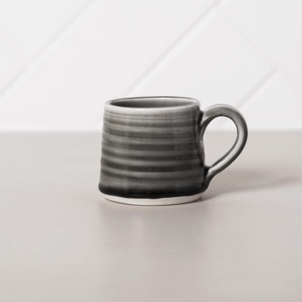 Nimbus Grey Espresso Cup Mud Ireland Handcrafted Irish Pottery Ceramics