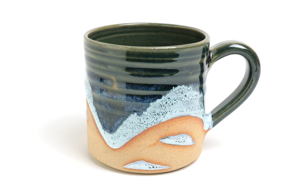 Wild Atlantic Way Mug White 2 Mud Ireland Pottery Irish ceramics handmade art clay nature sea Wild Atlantic Way Ocean