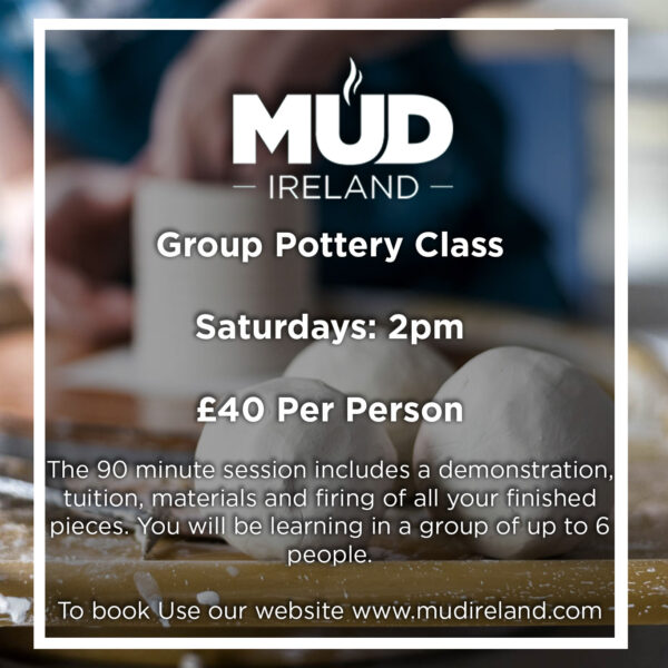 Group Pottery Class Mud Ireland Pottery Wheel Workshop Northern Ireland June 2024